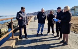 В Невельске стартовало благоустройство набережной на улице Победы