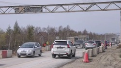 Ямочный ремонт на трассе Южно-Сахалинск – Оха завершится в июле