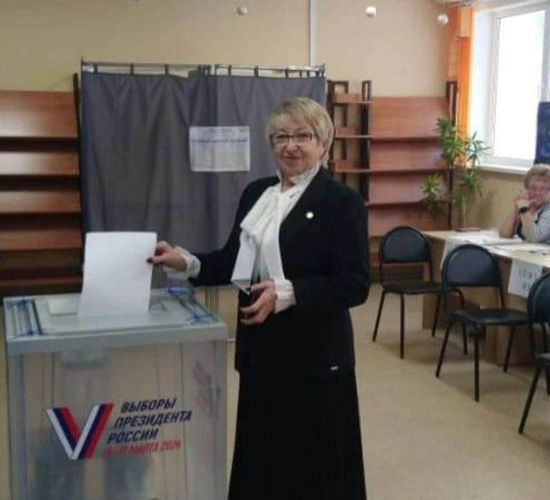 Шебунинцы активно голосуют на выборах президента Российской Федерации. 